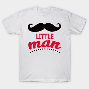 Birthday Boy of Little Man Mustache T-Shirt